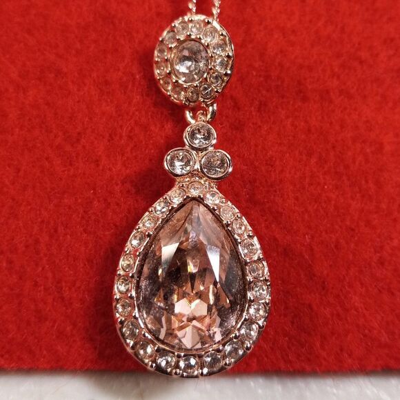 Givenchy Crystal Element with double drop Necklace and Earrings - Picture 6 of 10